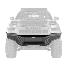 Load image into Gallery viewer, Go Rhino 16-21 Tacoma Element Front Bumper w/ Power Actuated Hide-away Light Bar Mount Tex Black Bumpers - Steel Go Rhino
