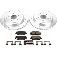 Power Stop 16-18 Cadillac ATS Rear Z23 Evolution Sport Brake Kit Brake Kits - Performance D&S PowerStop   