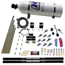 Load image into Gallery viewer, Nitrous Express 10 Cyl Piranha Nozzle Direct Port Nitrous Kit (250-500HP) w/15lb Bottle Nitrous Systems Nitrous Express
