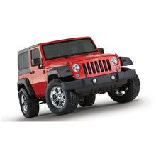 Load image into Gallery viewer, Bushwacker 07-18 Jeep Wrangler Pocket Style Flares 2pc - Black Fender Flares Bushwacker
