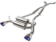 Load image into Gallery viewer, aFe Takeda 2-1/2in 304SS Cat-Back Exhaust Infiniti G37 08-13/Q60 14-15 V6-3.7 w/ Blue Flame Tips Catback aFe

