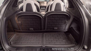 3D Maxpider 23-24 Kia Sportage Kagu Cargo Liner- Black Seatback Floor Mats - Rubber 3D MAXpider   