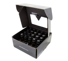 Load image into Gallery viewer, NRG 700 Series M12 X 1.5 Steel Lug Nut w/Dust Cap Cover Set 21 Pc w/Locks &amp; Lock Socket - Black Lug Nuts NRG
