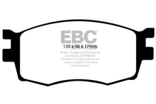 Load image into Gallery viewer, EBC 06-11 Hyundai Accent 1.6 Redstuff Front Brake Pads Brake Pads - Performance EBC   
