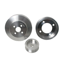 Load image into Gallery viewer, BBK 94-95 Mustang 5.0 Underdrive Pulley Kit - Lightweight CNC Billet Aluminum (3pc) Pulleys - Crank, Underdrive BBK
