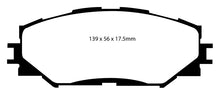 Load image into Gallery viewer, EBC 06-08 Toyota RAV 4 2.4 Greenstuff Front Brake Pads Brake Pads - Performance EBC   
