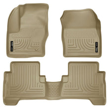 Load image into Gallery viewer, Husky Liners 2013 Ford Escape WeatherBeater Combo Tan Floor Liners Floor Mats - Rubber Husky Liners
