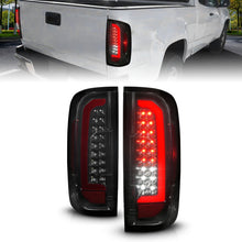 Load image into Gallery viewer, ANZO 15-21 GMC Canyon Full LED Tail Lights w/ Red Lightbar Black Housing Smoke Lens Tail Lights ANZO
