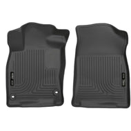 Husky Liners 16-18 Honda Civic X-Act Contour Black Front Floor Liners Floor Mats - Rubber Husky Liners