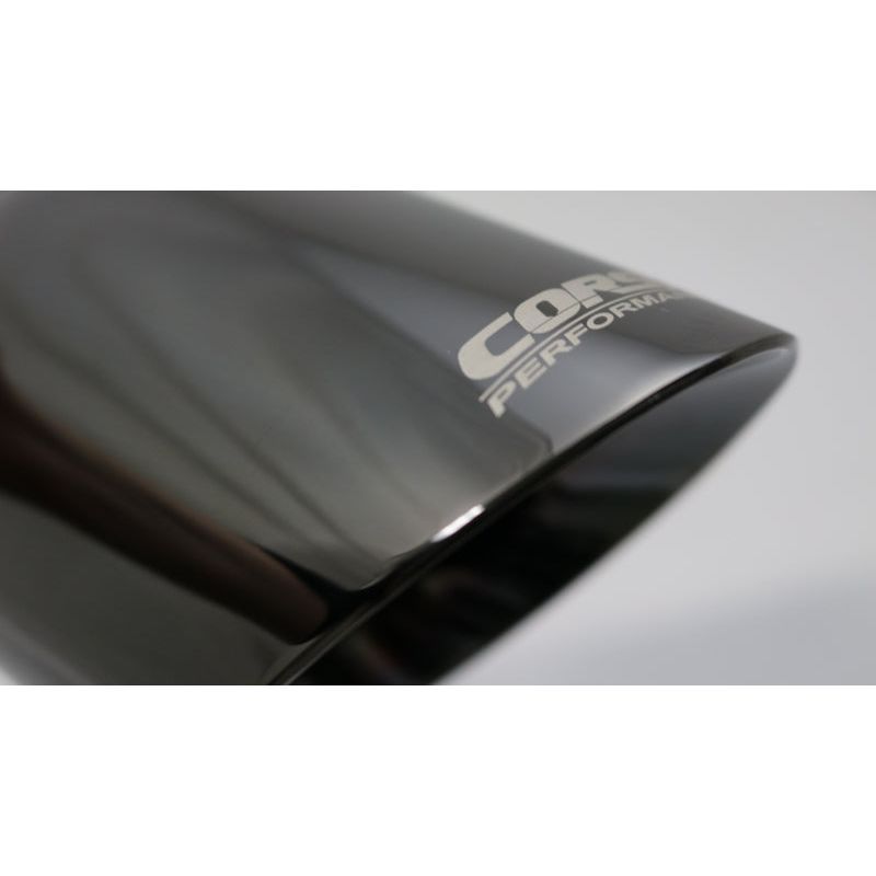 Corsa Single Universal 2.5in Inlet / 3.5in Outlet Black PVD Pro-Series Tip Kit Tips CORSA Performance