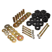 Load image into Gallery viewer, Energy Suspension 97-03 Ford F-100/F-150 2WD/F250 2WD &amp; L-Duty Black Body (Cab) Mount Set Bushing Kits Energy Suspension
