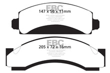 Load image into Gallery viewer, EBC 74-80 Chevrolet C30 (JB8) Greenstuff Front Brake Pads Brake Pads - Performance EBC   
