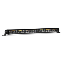 Load image into Gallery viewer, Go Rhino Xplor Blackout Combo Series Sgl Row LED Light Bar w/Amber (Side/Track Mount) 20.5in. - Blk Light Bars &amp; Cubes Go Rhino   
