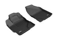 3D MAXpider 2016-2019 Toyota Prius C Kagu 1st Row Floormat - Black Floor Mats - Rubber 3D MAXpider   