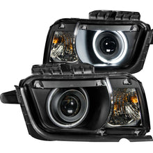 Load image into Gallery viewer, ANZO 2010-2013 Chevrolet Camaro Projector Headlights w/ Halo Black (CCFL) Headlights ANZO
