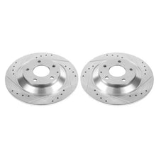 Load image into Gallery viewer, Power Stop 13-19 Mazda CX-5 Rear Evolution Drilled &amp; Slotted Rotors - Pair Brake Rotors - Slot &amp; Drilled PowerStop   
