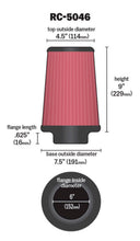 Load image into Gallery viewer, K&amp;N Universal Chrome Filter 6 inch FLG / 7.5 inch Base / 4.5 inch Top / 9 inch Height Air Filters - Universal Fit K&amp;N Engineering   
