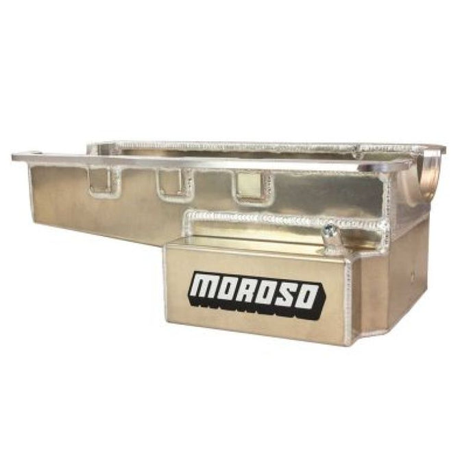 Moroso Ford 289-302 Road Race Baffled Front Sump 8in Deep Aluminum Oil Pan Oil Pans Moroso   