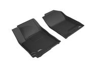 3D MAXpider 2018-2020 Kia Rio/Rio 5-Door Kagu 1st Row Floormat - Black Floor Mats - Rubber 3D MAXpider   