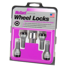 Load image into Gallery viewer, McGard Wheel Lock Bolt Set - 4pk. (Cone Seat) M14X1.25 / 17mm Hex / 27.3mm Shank Length - Black Wheel Bolts McGard
