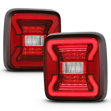 Load image into Gallery viewer, ANZO 18-19 Jeep Wrangler JL LED Taillights Black Tail Lights ANZO
