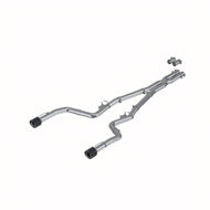 MBRP 17-21 Charger 5.7L/6.2L/6.4L 3in Race Profile Cat-Back w/Dual Carbon Fiber Tips T304 SS Exhaust Catback MBRP