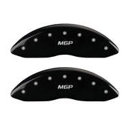 MGP Front set 2 Caliper Covers Engraved Front MGP Black finish silver ch Caliper Covers MGP