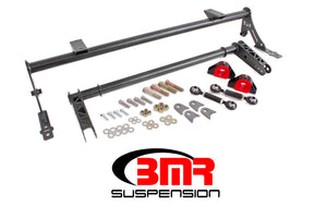 BMR 05-14 S197 Mustang Rear Bolt-On Hollow 35mm Xtreme Anti-Roll Bar Kit (Poly) - Black Hammertone Sway Bars BMR Suspension   