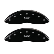 MGP 4 Caliper Covers Engraved Front & Rear MGP Black finish silver ch Caliper Covers MGP
