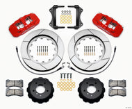 Wilwood AERO6 Front Hat Kit 15.00 Red 2007-2011 BMW E90 Series w/Lines Big Brake Kits Wilwood