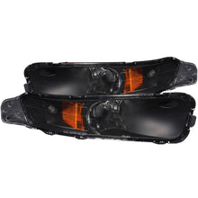 Load image into Gallery viewer, ANZO 2005-2009 Ford Mustang Euro Parking Lights Black w/ Amber Reflector Lights Corner ANZO
