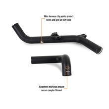 Load image into Gallery viewer, Mishimoto 2021+ Ford Bronco 2.7L High-Mount Intercooler Pipe Upgrade Kit - Wrinkle Black Intercooler Pipe Kits Mishimoto
