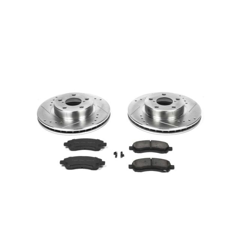 Power Stop 97-01 Subaru Impreza Front Z23 Evolution Sport Brake Kit Brake Kits - Performance D&S PowerStop   