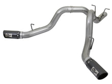 Load image into Gallery viewer, aFe LARGE BORE-HD 4in 409-SS DPF-Back Exhaust w/Dual Black Tips 2017 GM Duramax V8-6.6L (td) L5P DPF Back aFe
