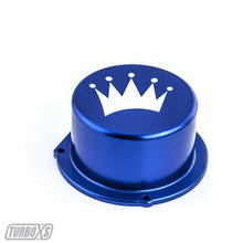 Load image into Gallery viewer, Turbo XS 15-16 Subaru WRX Billet Aluminum Vacuum Pump Cover - Blue Engine Covers Turbo XS
