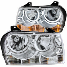Load image into Gallery viewer, ANZO 2005-2010 Chrysler 300 Crystal Headlights w/ Halo Chrome (CCFL) Headlights ANZO
