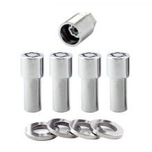 Load image into Gallery viewer, McGard Wheel Lock Nut Set - 4pk. (X-Long Shank) 1/2-20 / 13/16 Hex / 2.165in. Length - Chrome Lug Nuts McGard
