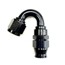 Load image into Gallery viewer, Fragola -12AN Real Street x 150 Degree Hose End Black For PTFE Hose Fittings Fragola
