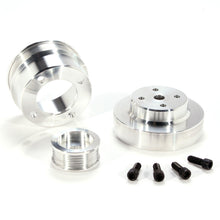 Load image into Gallery viewer, BBK 86-93 Mustang 5.0 Underdrive Pulley Kit - Lightweight CNC Billet Aluminum (3pc) Pulleys - Crank, Underdrive BBK
