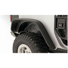 Load image into Gallery viewer, Bushwacker 07-18 Jeep Wrangler Flat Style Flares 2pc Fits 2-Door Sport Utility Only - Black Fender Flares Bushwacker
