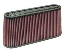 Load image into Gallery viewer, K&amp;N Universal Air Filter Carbon Fiber Top 12in Flange ID x .875in Flange Length x 5.75in Height Air Filters - Universal Fit K&amp;N Engineering   
