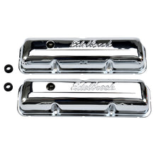 Load image into Gallery viewer, Edelbrock Valve Cover Signature Series Ford 1958-1976 FE V8 Chrome Valve Covers Edelbrock
