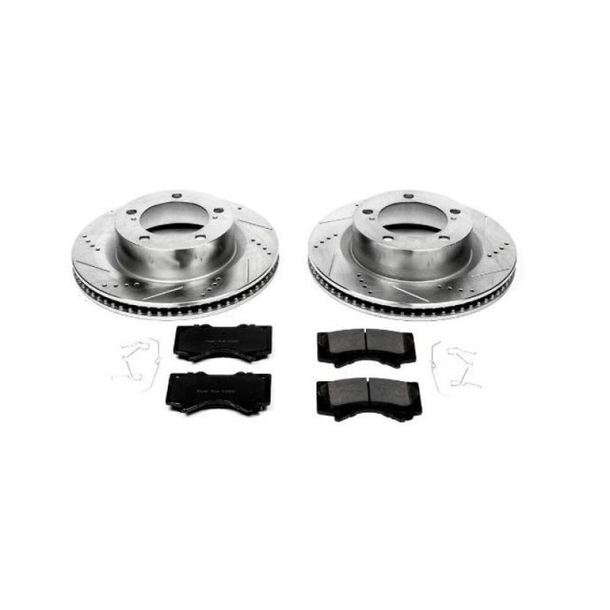 Power Stop 08-11 Lexus LX570 Front Z23 Evolution Sport Brake Kit Brake Kits - Performance D&S PowerStop   