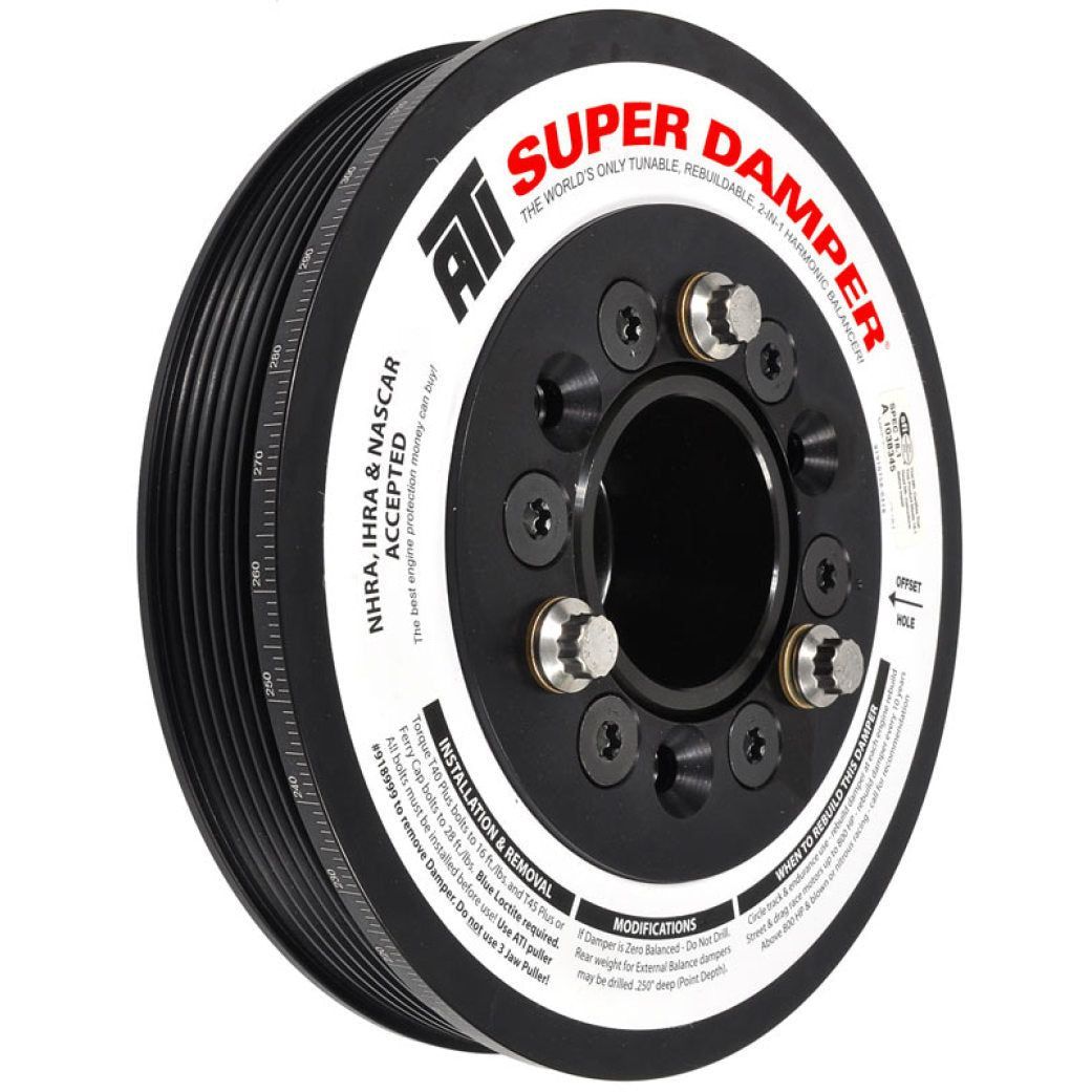 ATI Damper - 7.48in - Alum LW - 6/4 Grv - LSA - 09-15 Cadillac CTS-V (Excl SC Pulley) Crankshaft Dampers ATI