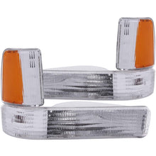 Load image into Gallery viewer, ANZO 1991-1996 Dodge Dakota Euro Parking Lights Chrome w/ Amber Reflector Lights Corner ANZO
