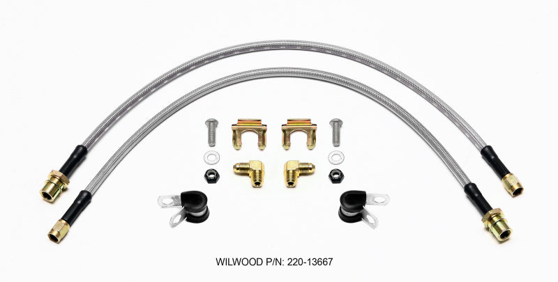 Wilwood Flexline Kit Front 03-UP Mazda 3 Brake Line Kits Wilwood