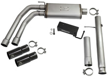 Load image into Gallery viewer, aFe Rebel Series CB 3in Middle Side Exit SS Exht w/ Black Tips 09-16 Chevy Silverado/GMC Sierra 1500 Catback aFe
