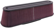 Load image into Gallery viewer, K&amp;N Filter Universal Air Filter Carbon Fiber Top/Base Oval FLG. (8-3/4 x 3-1/4) 4-5/8H Air Filters - Universal Fit K&amp;N Engineering   
