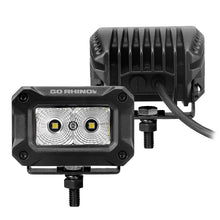 Load image into Gallery viewer, Go Rhino Xplor Bright Series Rectangle LED Flood Light Kit (Surface/Thread Std Mnt) 3x2 - Blk (Pair) Light Bars &amp; Cubes Go Rhino   
