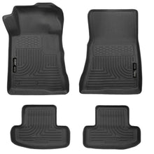 Load image into Gallery viewer, Husky Liners 10-12 Ford Mustang WeatherBeater Combo Black Floor Liners Floor Mats - Rubber Husky Liners
